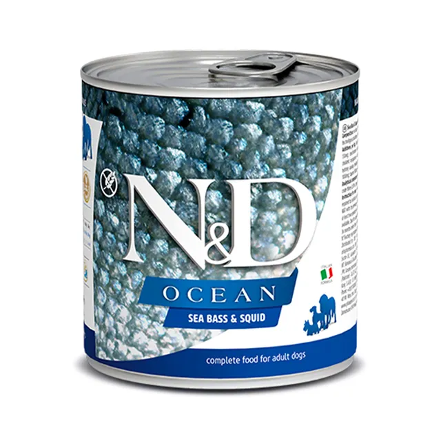 Farmina N&D Ocean Cod Squid crocchette cane merluzzo calamaro