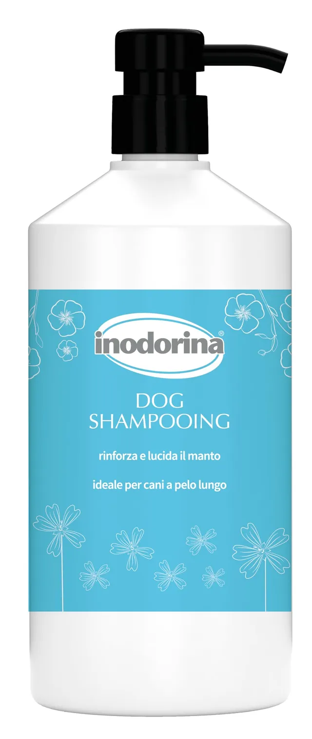 Inodorina Shampoo cane pelo lungo malva e lino 1 litro