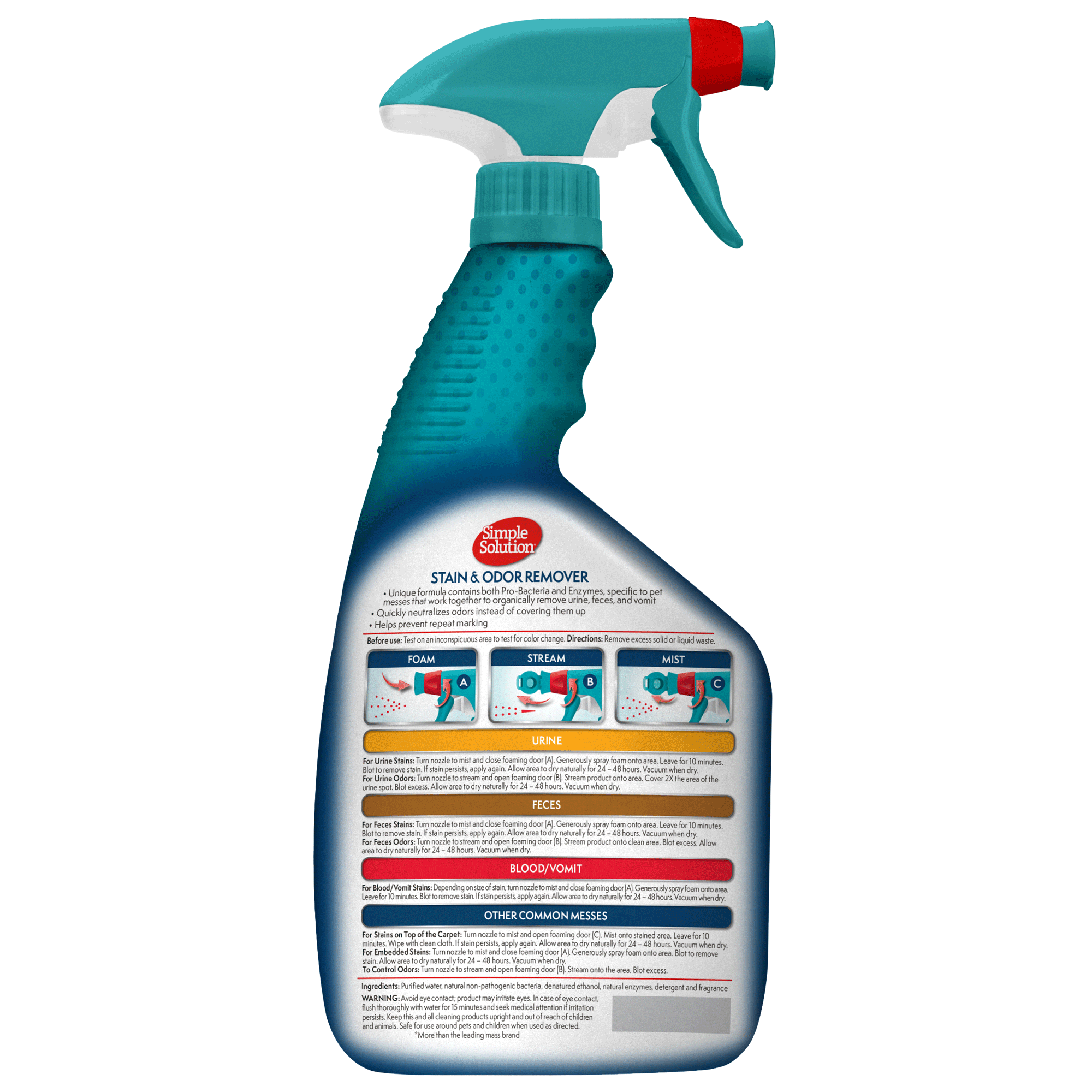 Simple Solution Smacchiatore Animali Original Spray Enzimatico
