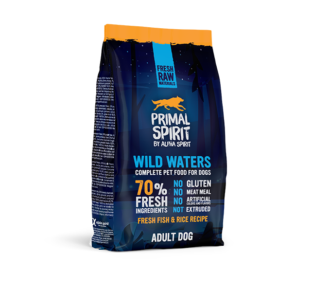 Primal Spirit 70% Wild Waters Crocchette Cani Pesce 1kg