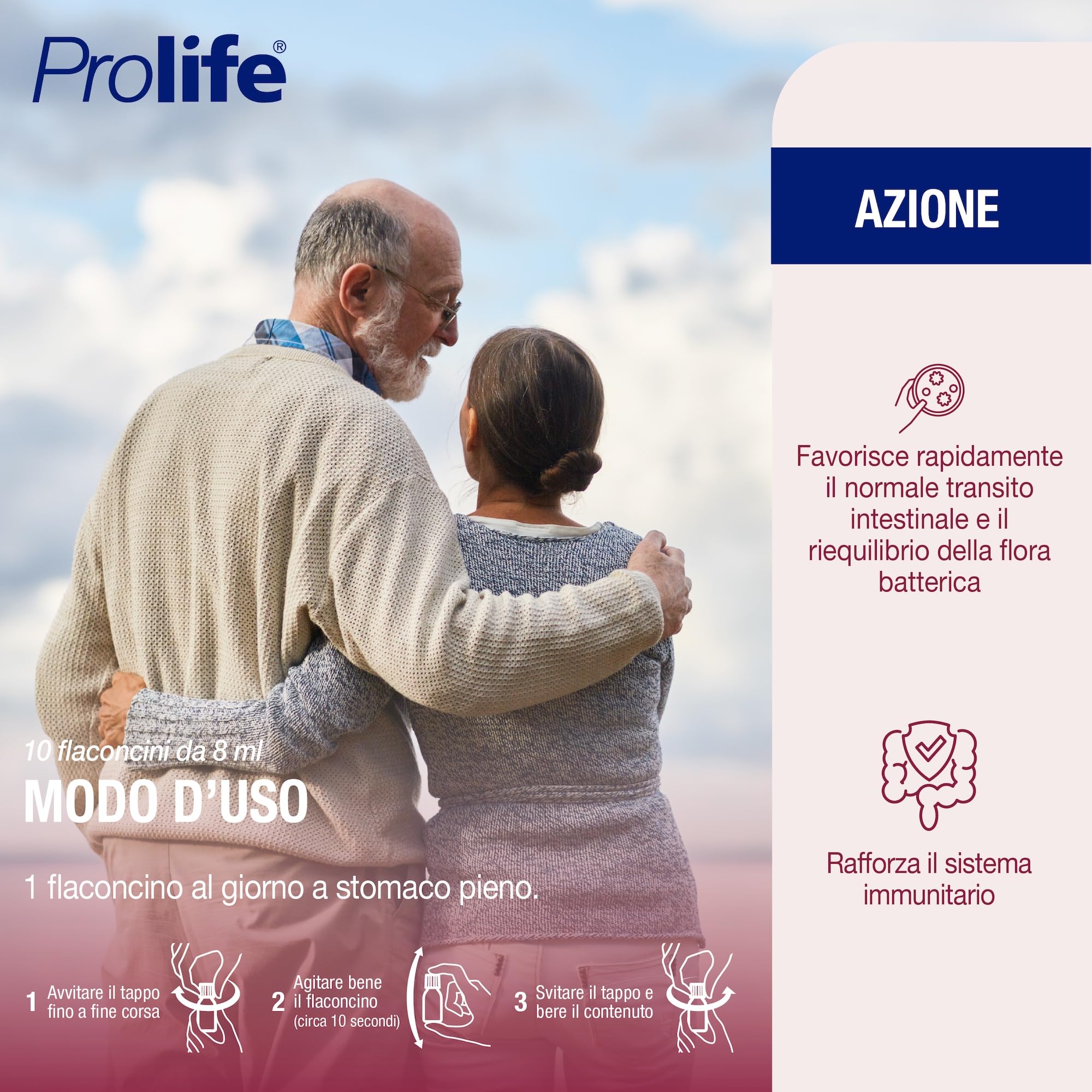 Prolife 10 Forte senza zucchero fermenti lattici 80 ml