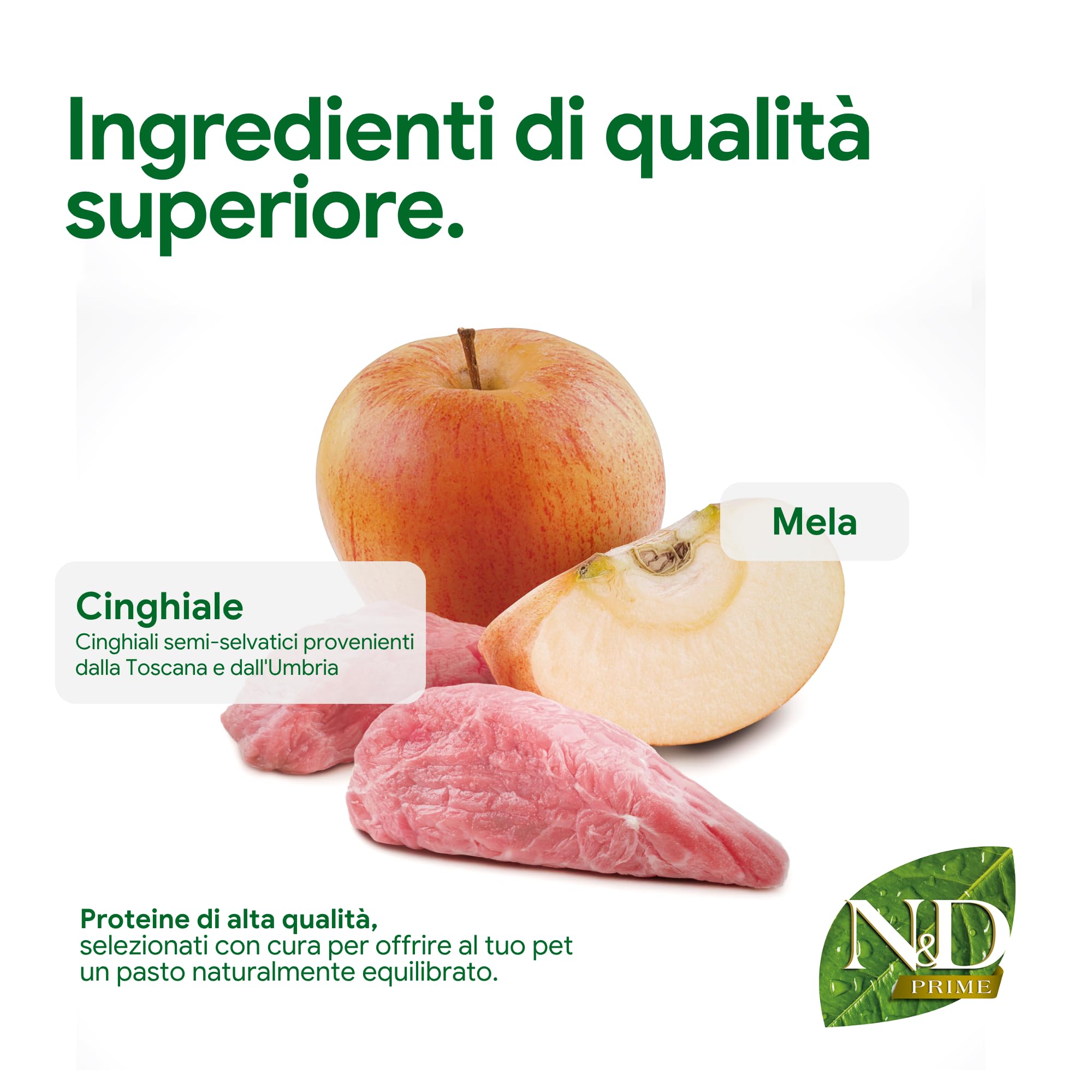 Farmina N&D Prime Cinghiale e Mela Crocchette Cane 2,5 kg