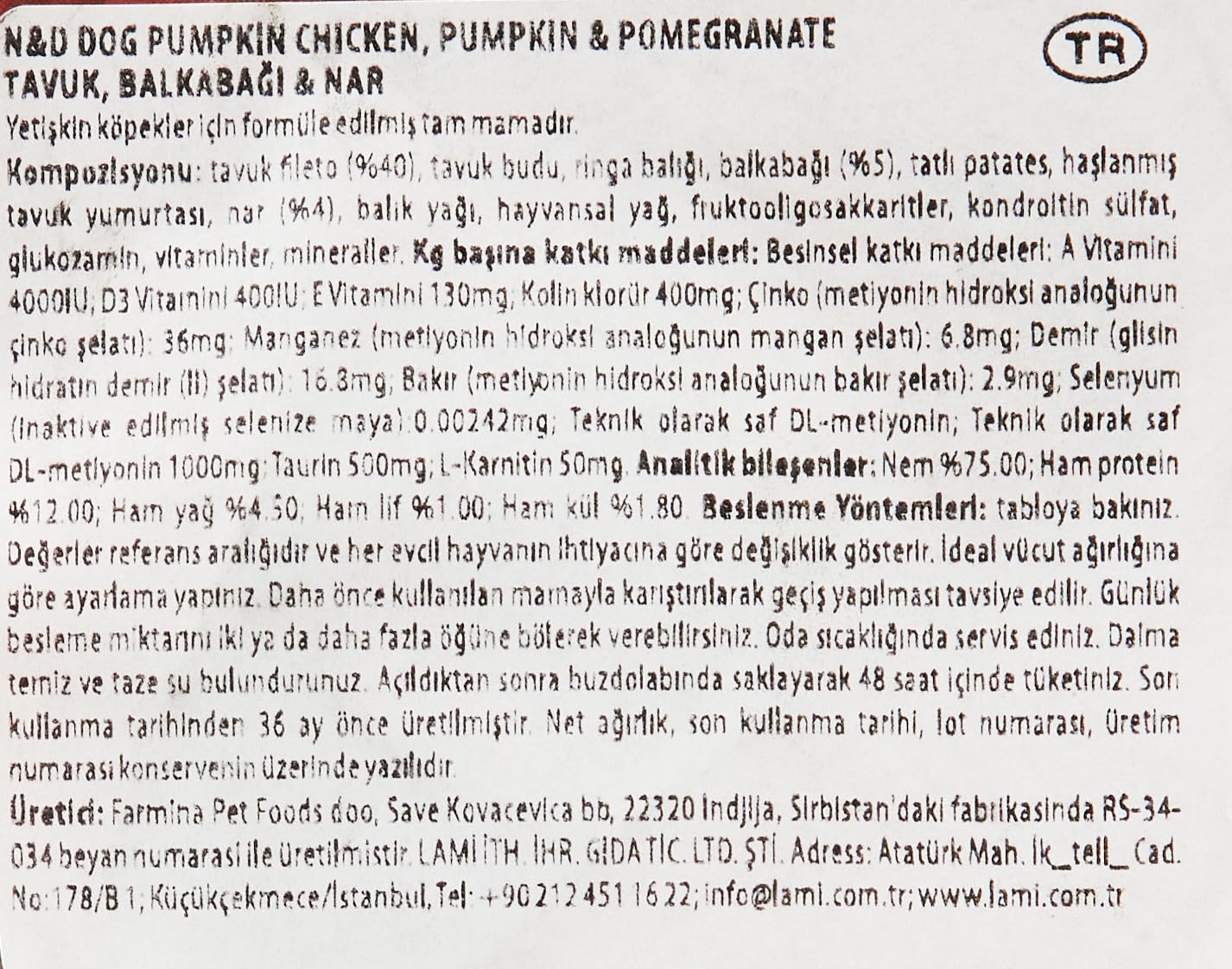 Farmina N&D Pumpkin Pollo Umido Cane Zucca e Melograno