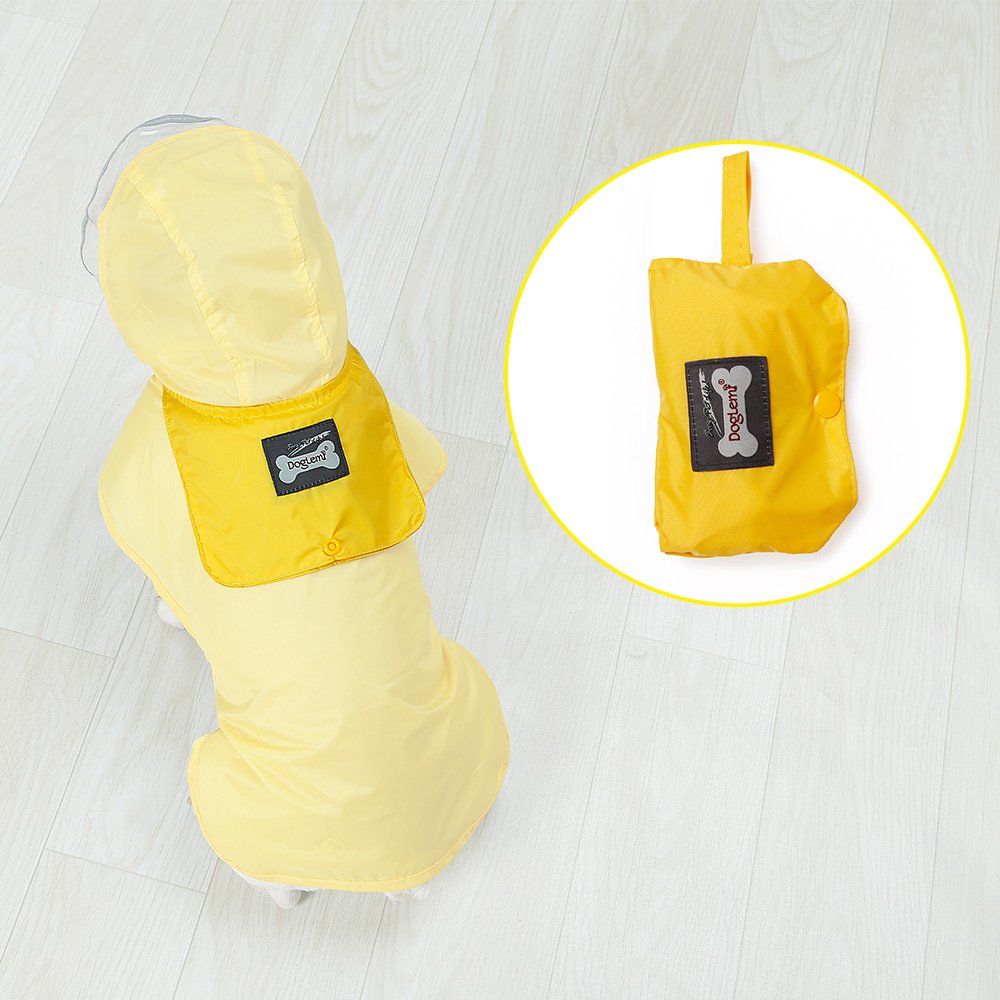 Bepetmia Giacche Impermeabili Cane Blu S Cappuccio Riflettente