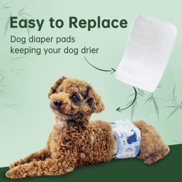 Wegreeco Dog Diapers Inserti Cane Lavabili Pacco 10 Assorbenti