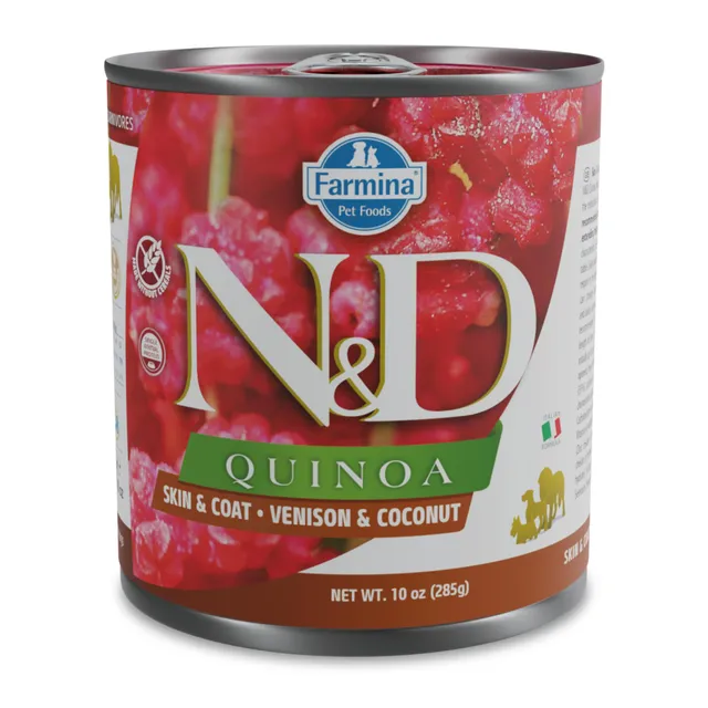 Farmina N&D Quinoa Paté Cane Cervo e Cocco 285g