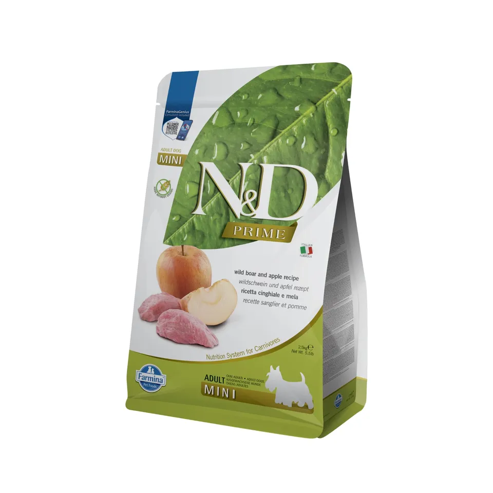 Farmina N&D Prime Cinghiale Mela Crocchette Mini 2,5kg