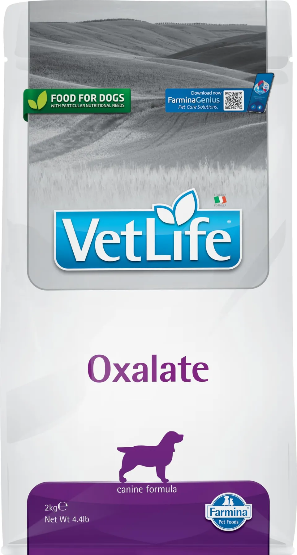 Farmina Vet Life Crocchette Cane Oxalate Adult 2kg