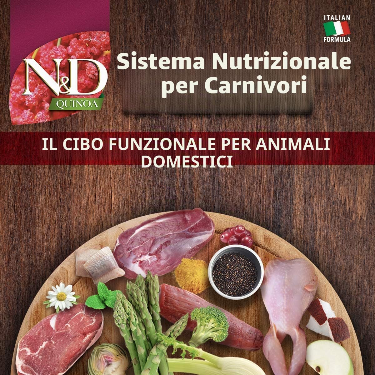 Farmina N&D Quinoa Agnello crocchette digestion cane 7kg
