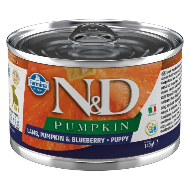 Farmina N&D Pumpkin Agnello Zucca Mirtillo Crocchette Puppy Mini