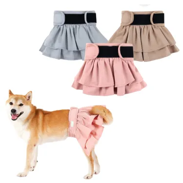 Wegreeco Dog Diapers Mutandine Cane Femmina 3 Pezzi