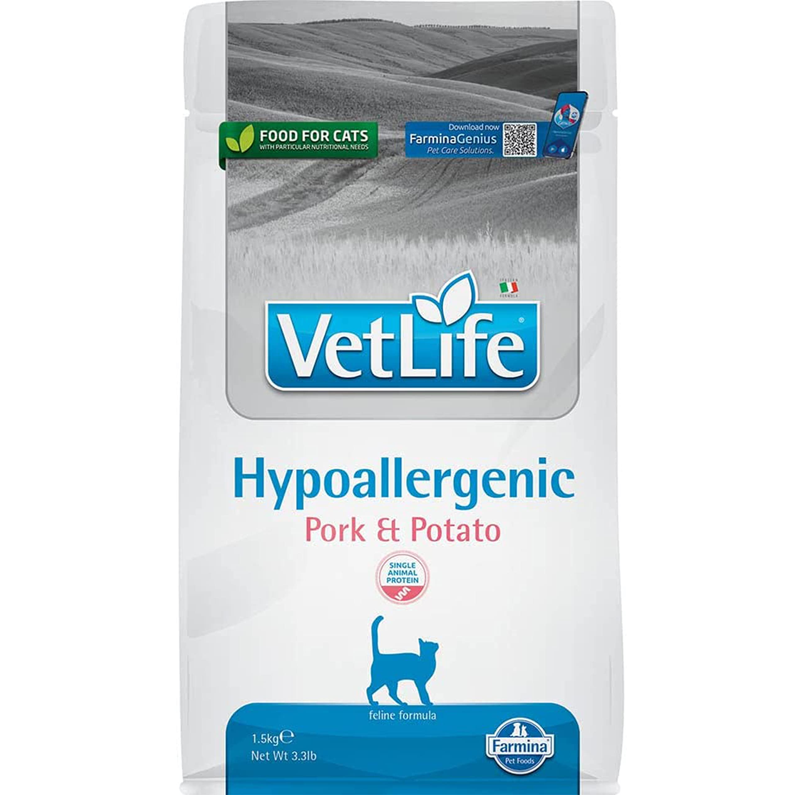Farmina Vet Life Hypoallergenic Maiale Gatto crocchette 400 g