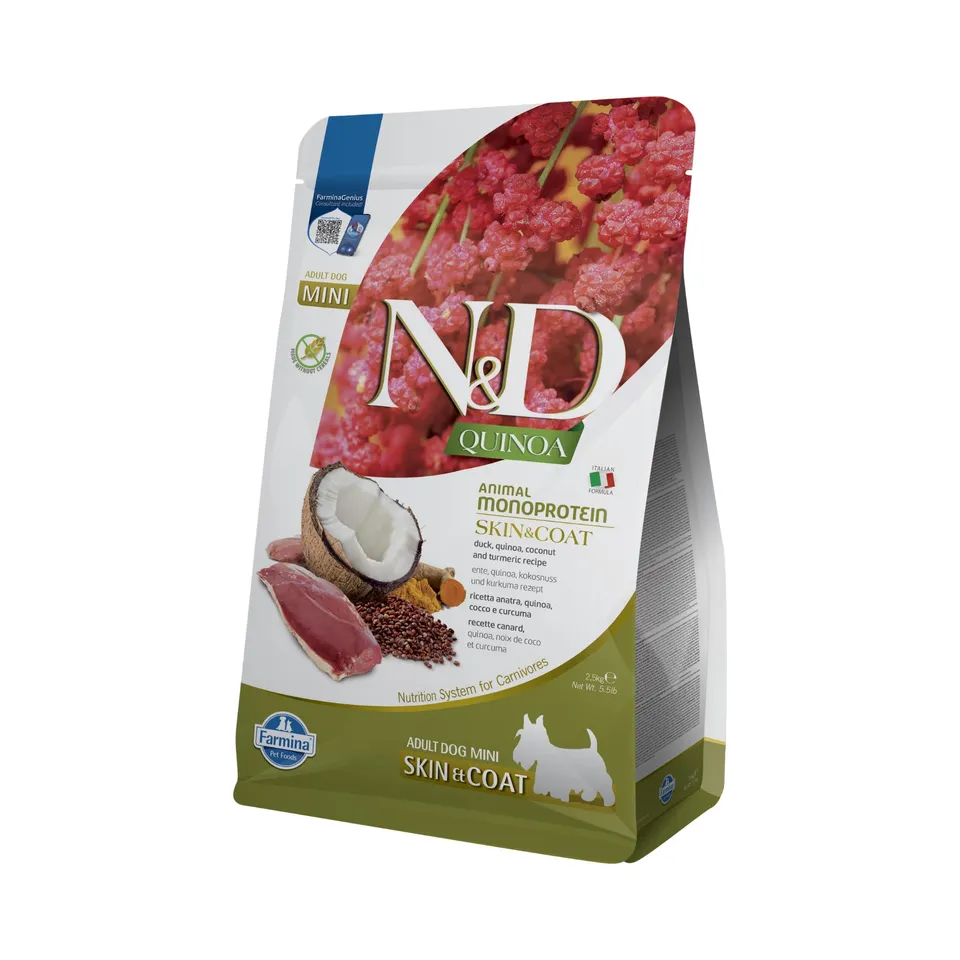 Farmina N&D Quinoa Anatra Cocco Crocchette Cane Mini 2,5 kg