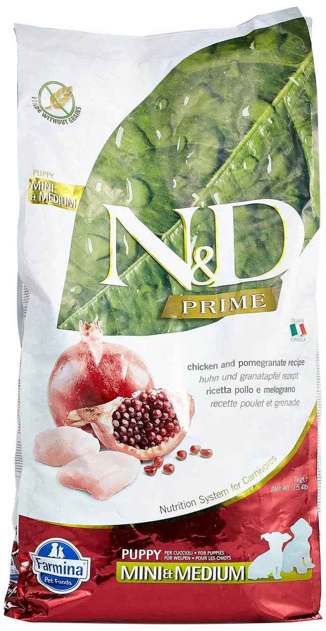 Farmina N&D Prime Puppy Mini&Medium crocchette pollo 7 kg