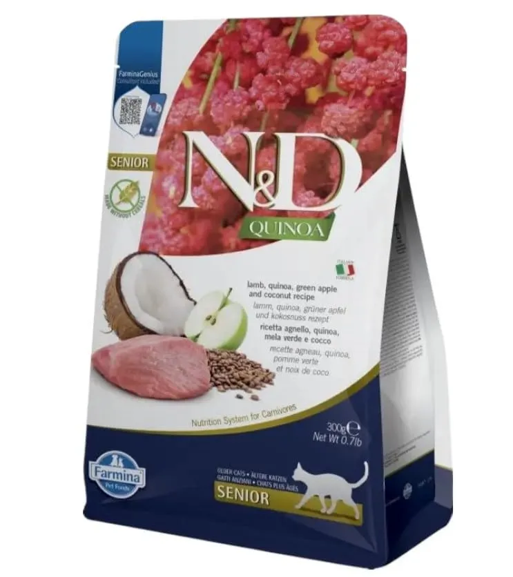 Farmina N&D Quinoa Senior Agnello Gatto 300 g