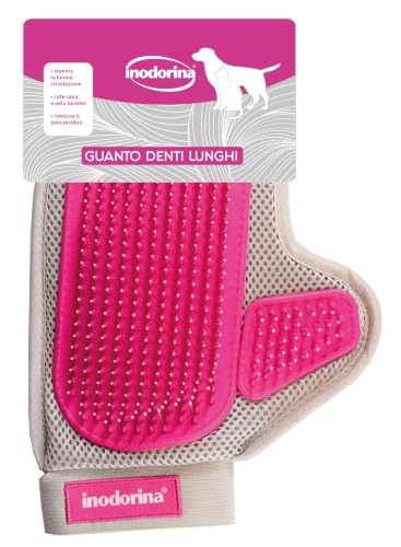 Inodorina Toelettatura Guanto Pelo Corto Cani Gatti