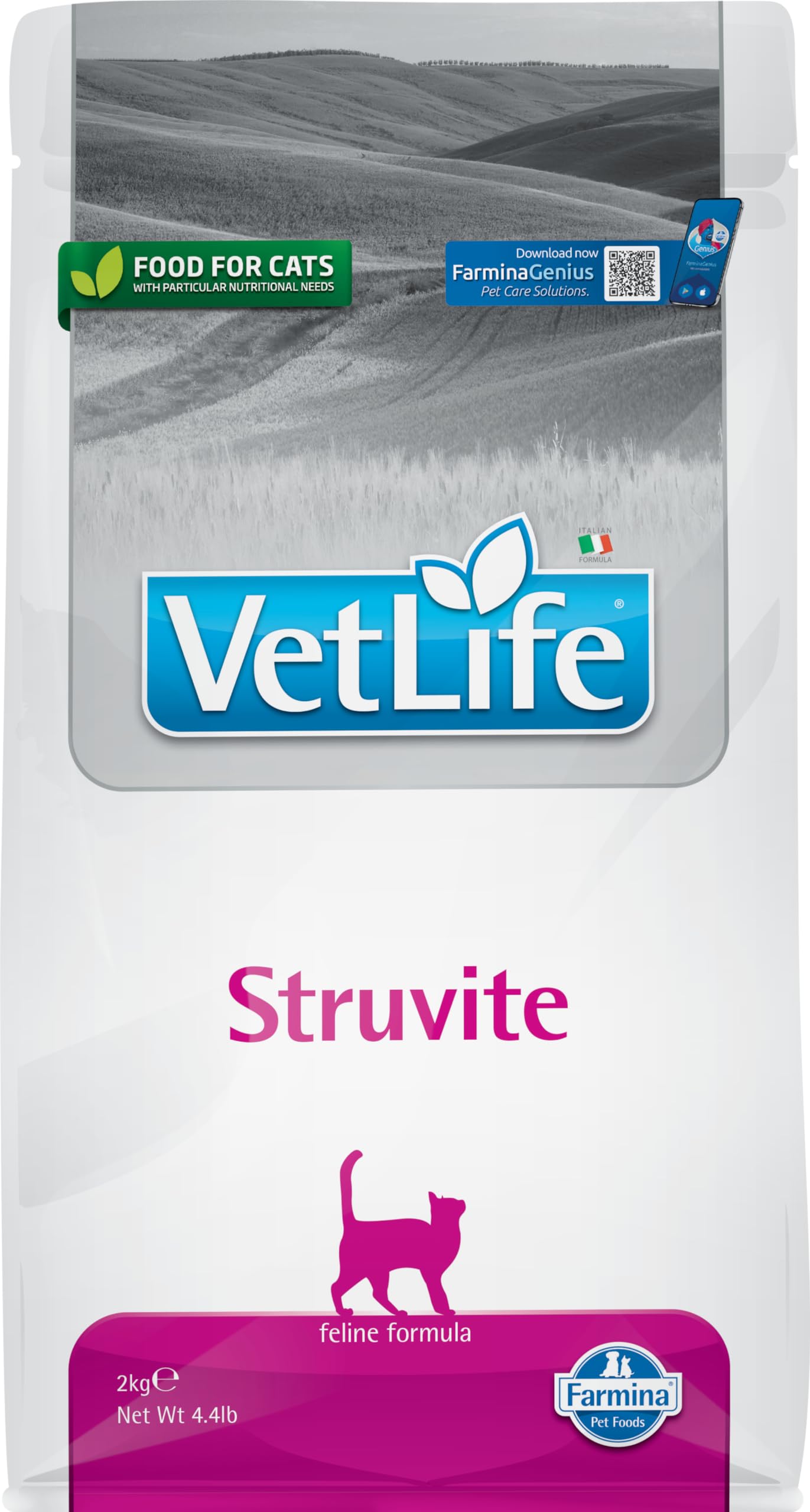 Farmina Vet Life Struvite crocchette gatto adult 2kg dietetiche