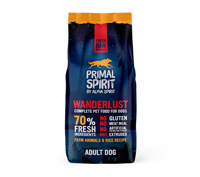 Primal Spirit Wanderlust pack cani secco+umido dieta mista