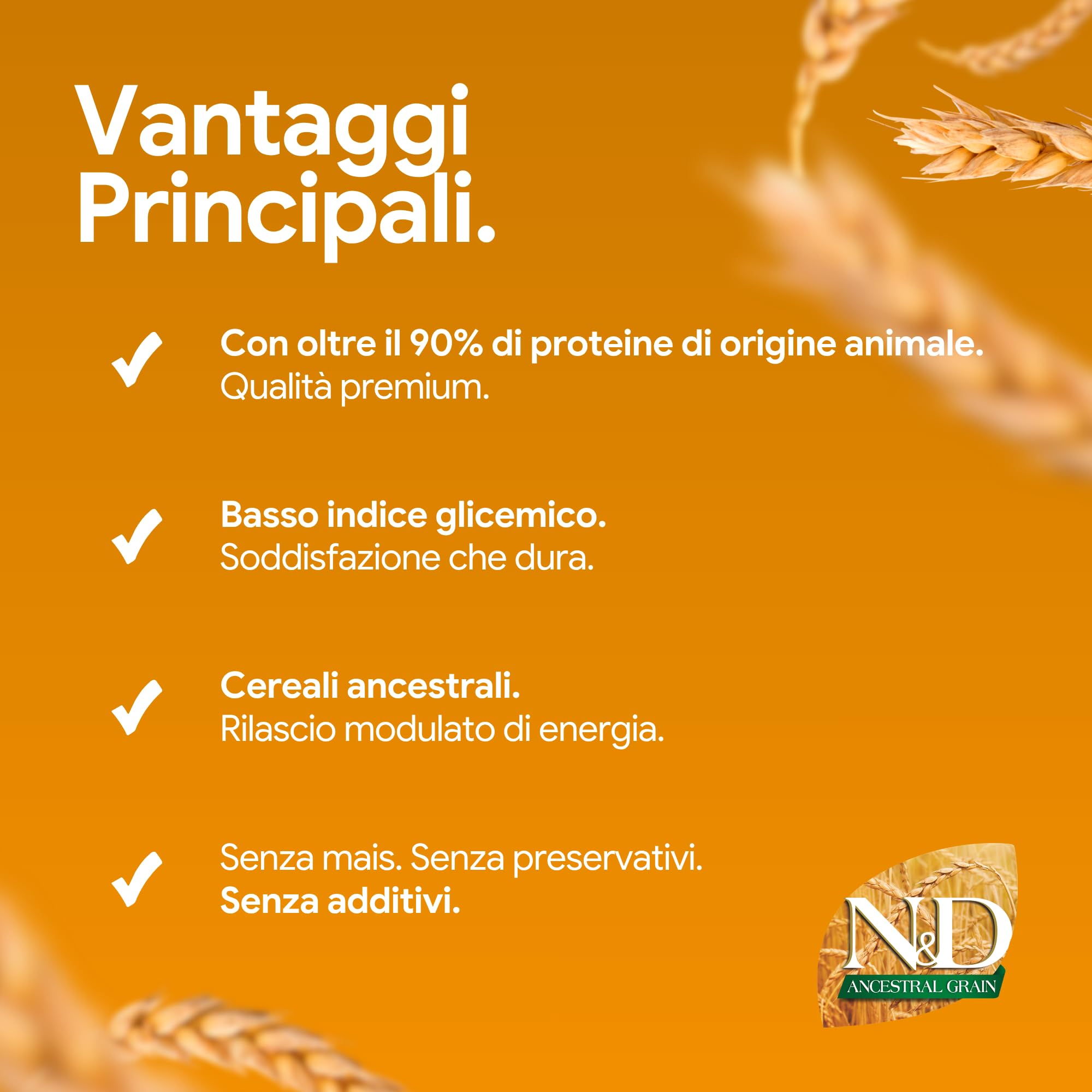Farmina N&D Ancestral Grain Crocchette Gatto Pollo 300g
