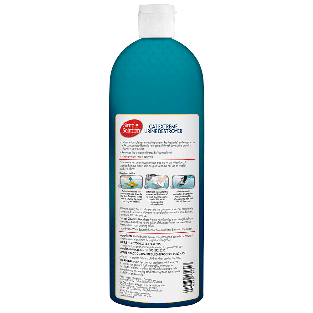 Simple Solution Heavy Duty Removal detergente urina gatto forte