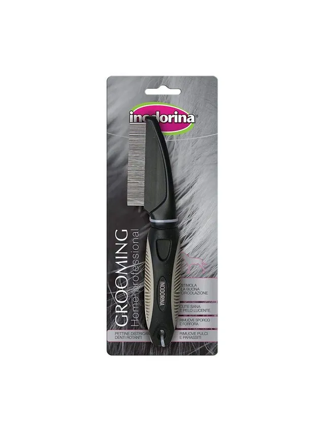 Inodorina Toelettatura districante denti rotanti pettine