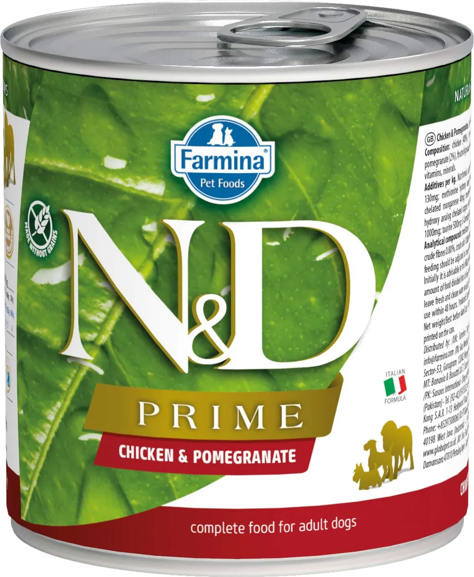 Farmina N&D Prime pollo melograno umido cane Adult 285g