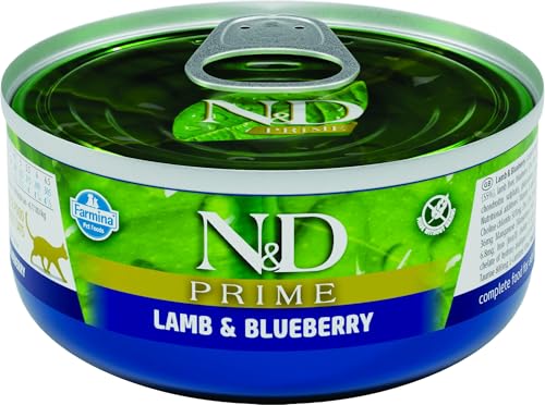 Farmina N&D Prime agnello mirtillo paté gatto 70g grain free