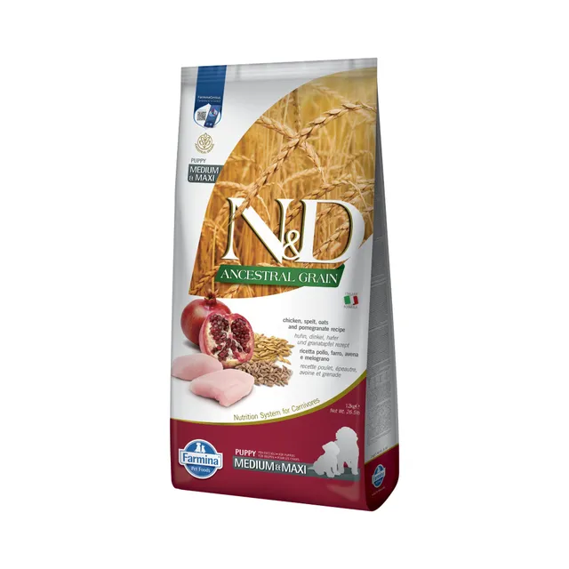 Farmina N&D Ancestral Grain Crocchette Cane Puppy Pollo 12kg