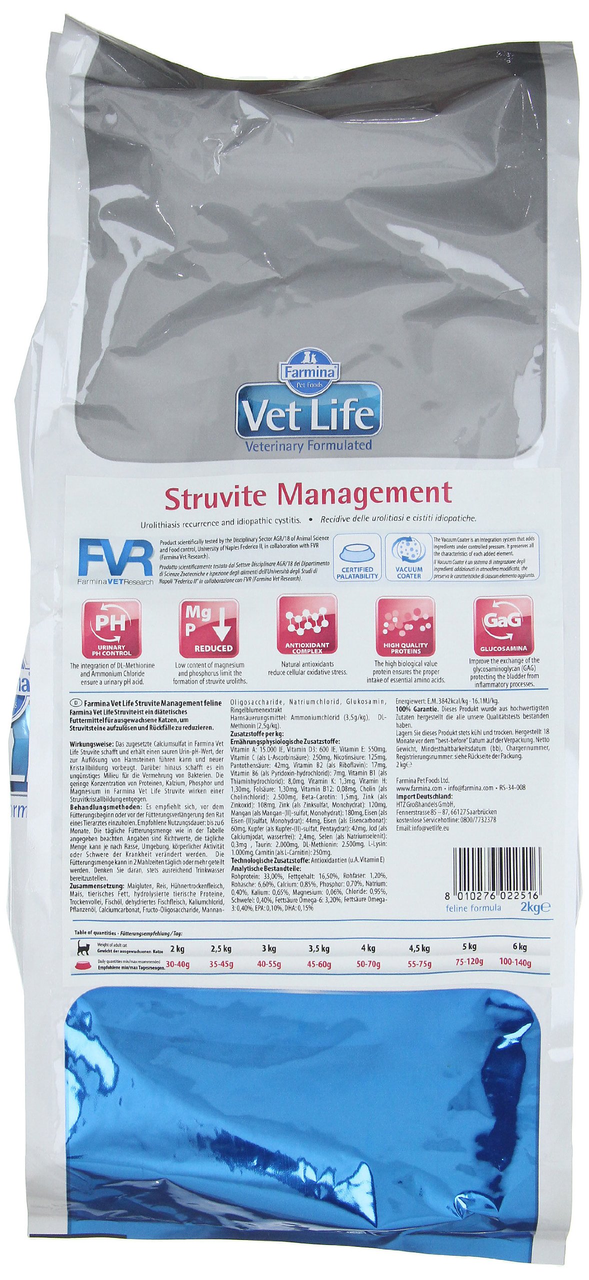 Farmina Vet Life Struvite Management crocchette gatto 2kg