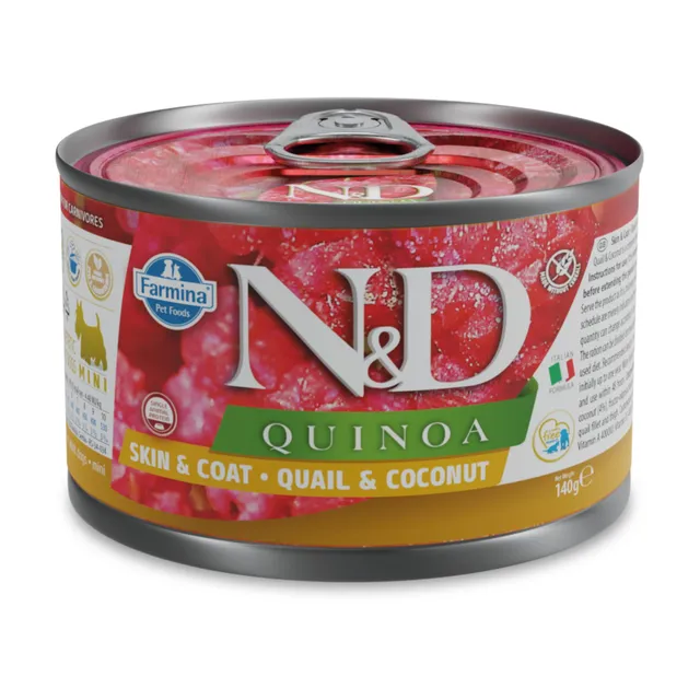 Farmina N&D Quinoa crocchette cani quaglia e cocco Mini