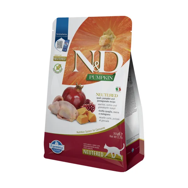 Farmina N&D Pumpkin quaglia melograno gatto sterilizzato 300 g
