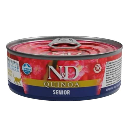 Farmina N&D Quinoa Agnello Umido Gatto Senior 24x80g