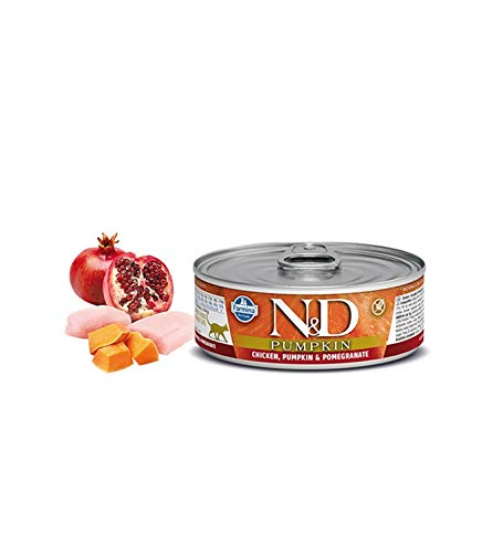 Farmina N&D Pumpkin pollo zucca umido gatto 12x80g