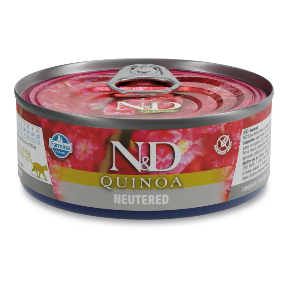 Farmina N&D Quinoa Neutered Crocchette Gatto Anatra Sterilizzati