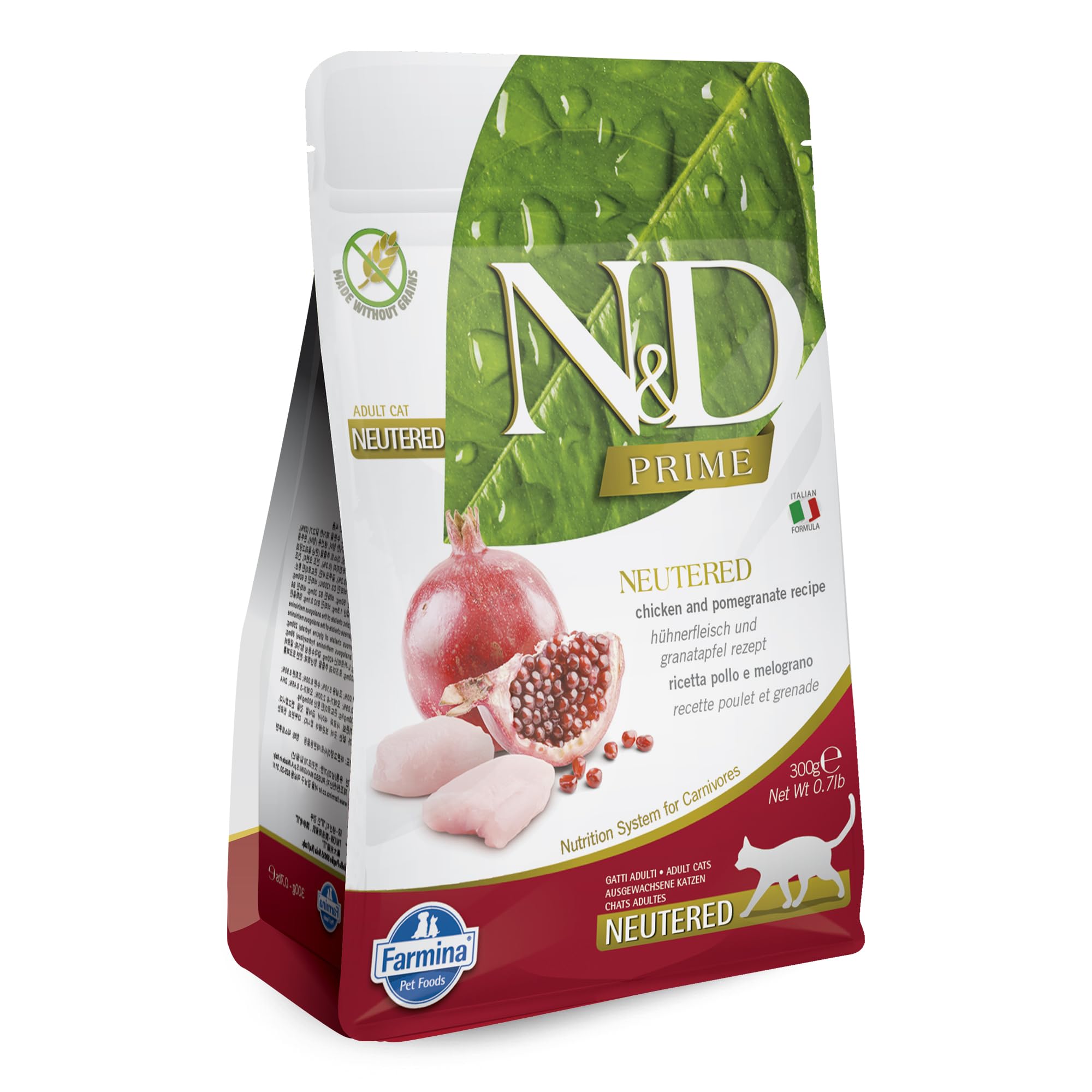 Farmina N&D Prime pollo melograno gatto neutered 300 g