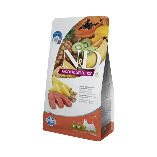 Farmina N&D Tropical Salmone Cane Mini Adult 1,5kg