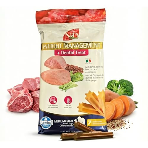 Farmina N&D Quinoa Weight Management Treat agnello snack cane 15 pezzi