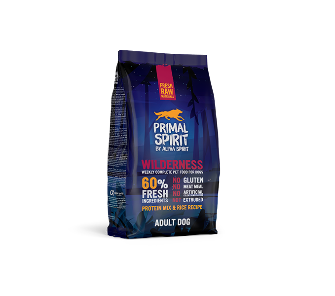 Primal Spirit Wilderness 60% crocchette cani multiprotein