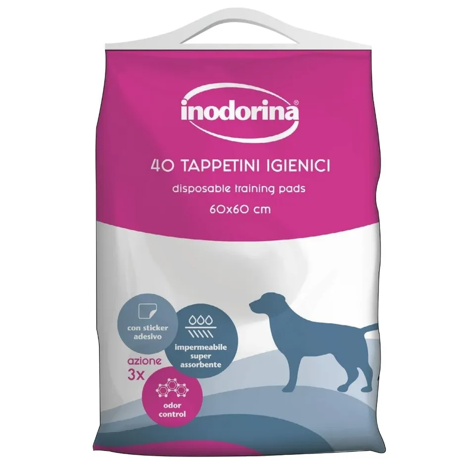 Inodorina Training Tappetini Igienici 60x60 Neutro 40pz