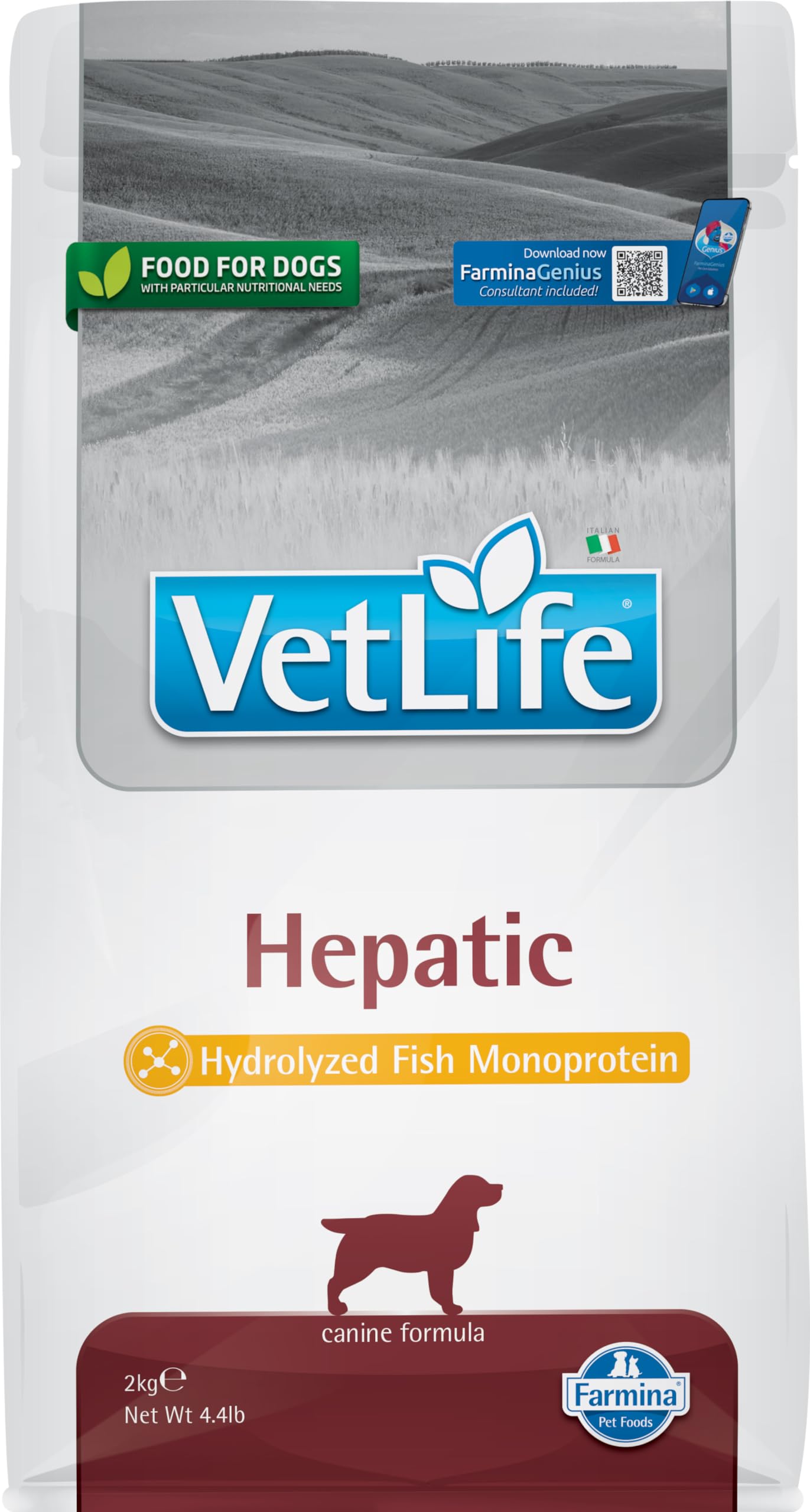 Farmina Vet Life Hepatic crocchette cane 2 kg epatico