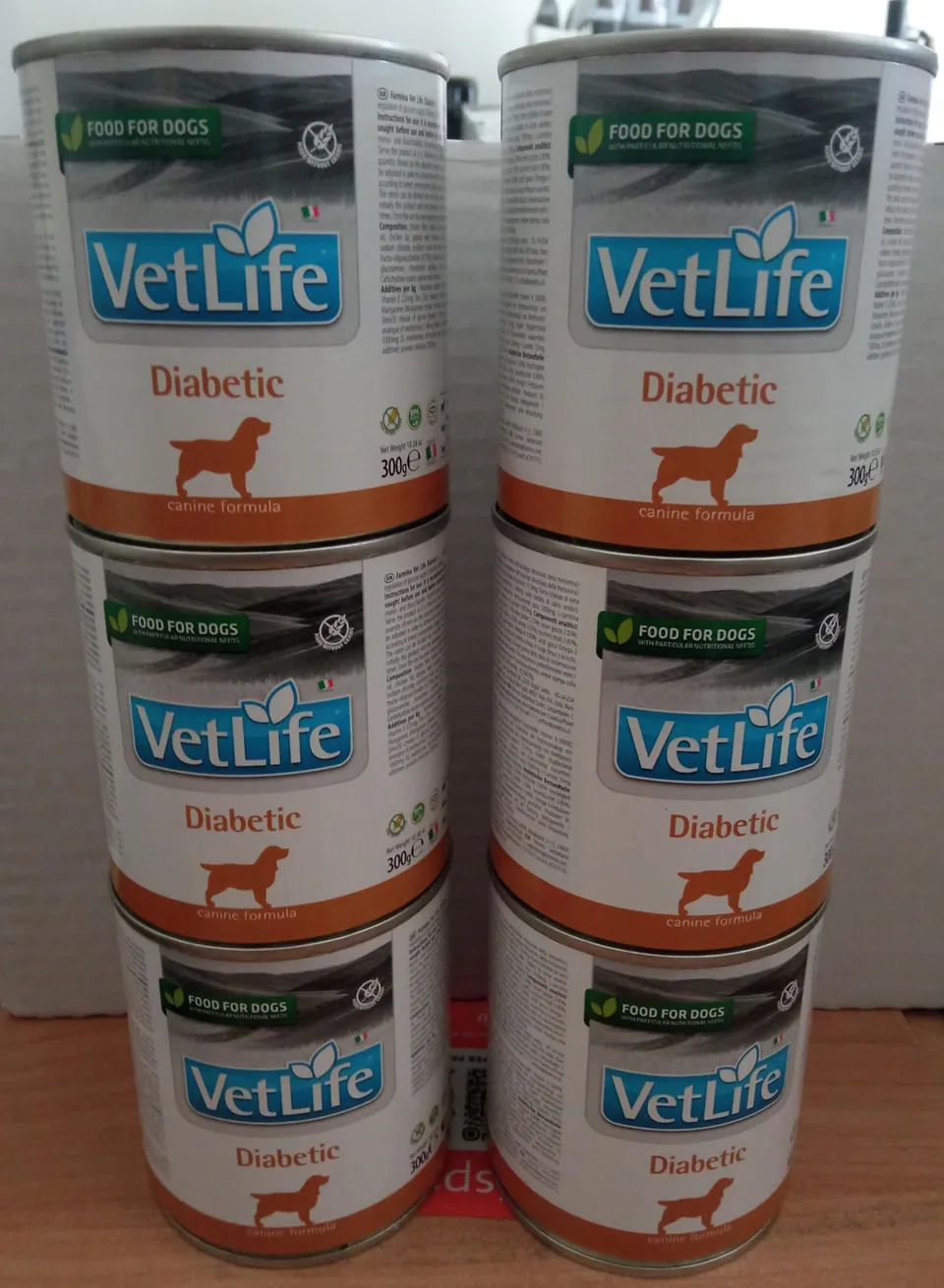Farmina Vet Life umido cane Diabetic 300g set 6pz
