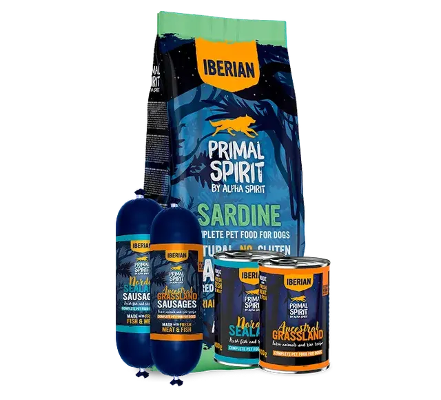 Primal Spirit Packs Iberian Sardine pack misto cane