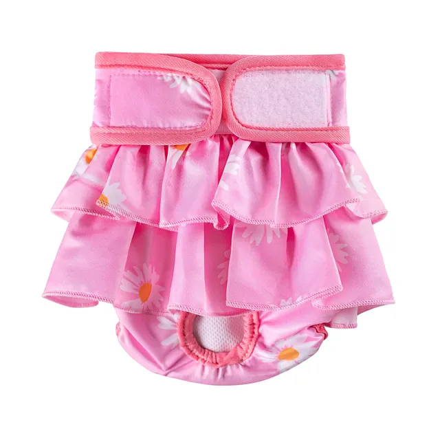 Bepetmia Pannolini Lavabili Cane Femmine Rosa XS 3 Pezzi Assorbenti