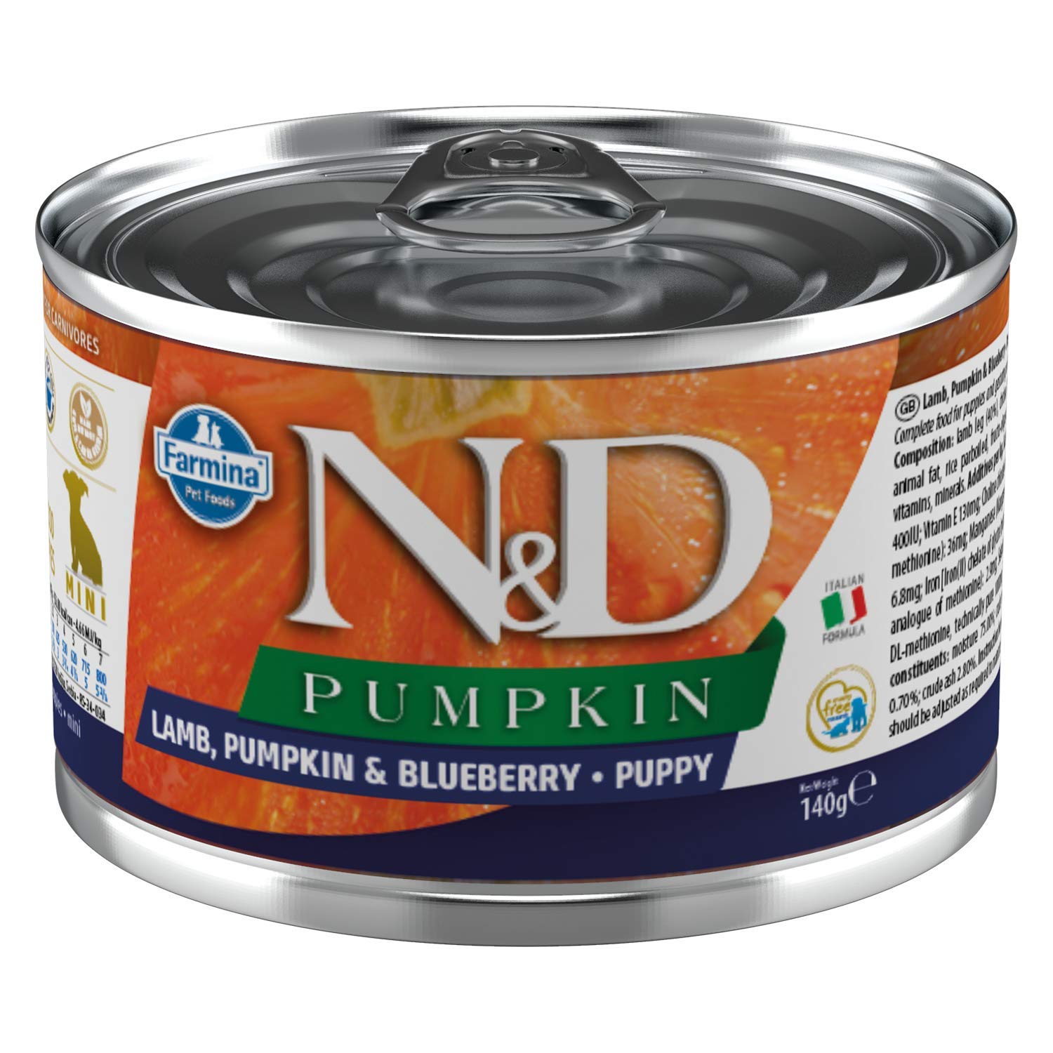 Farmina N&D Pumpkin Agnello Zucca Mirtillo Crocchette Puppy Mini