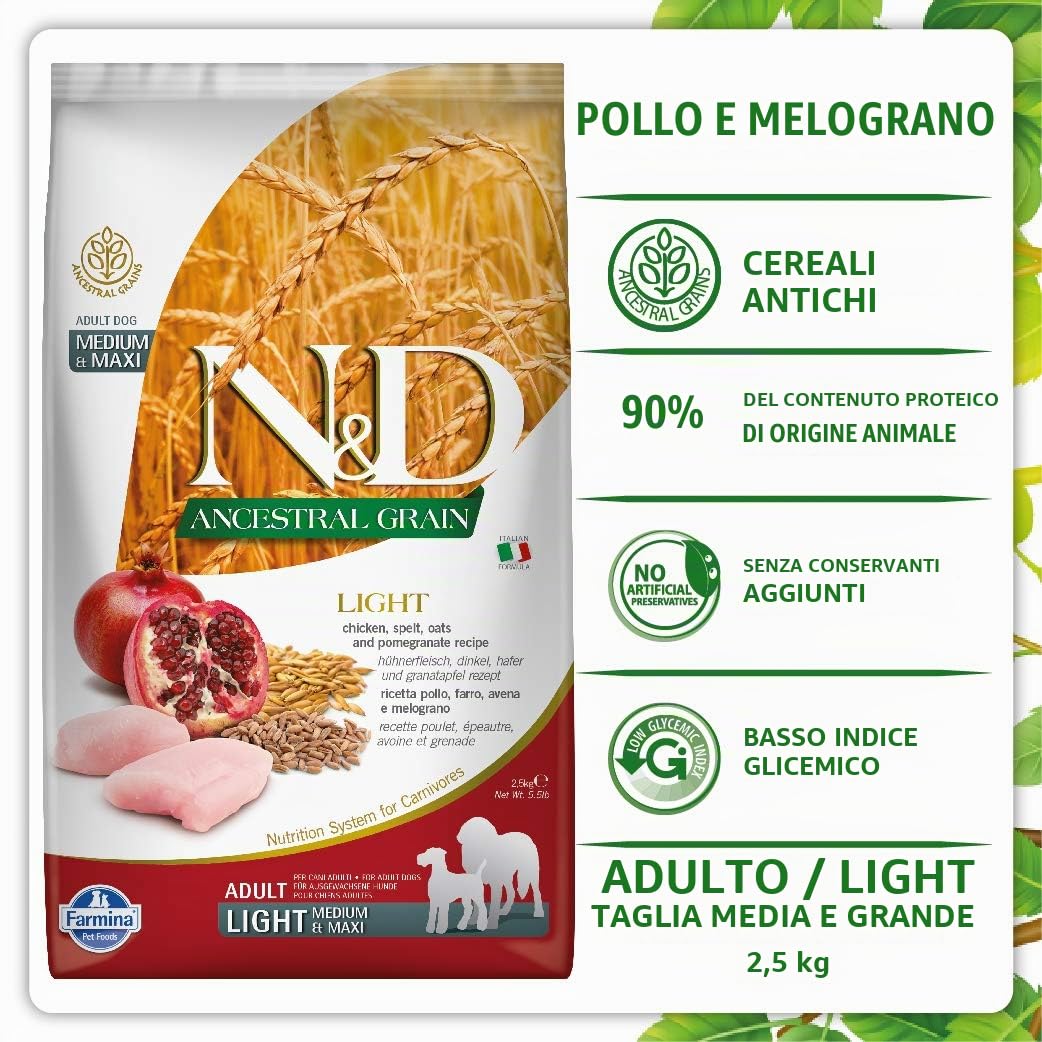 Farmina N&D Ancestral pollo melograno crocchette cane 2,5 kg
