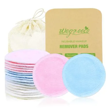 wegreeco For Women dischetti struccanti lavabili 40 pezzi bambù