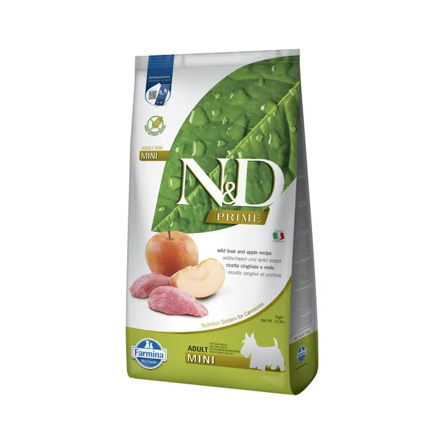 Farmina N&D Prime Cinghiale Mela Crocchette Mini 7 kg