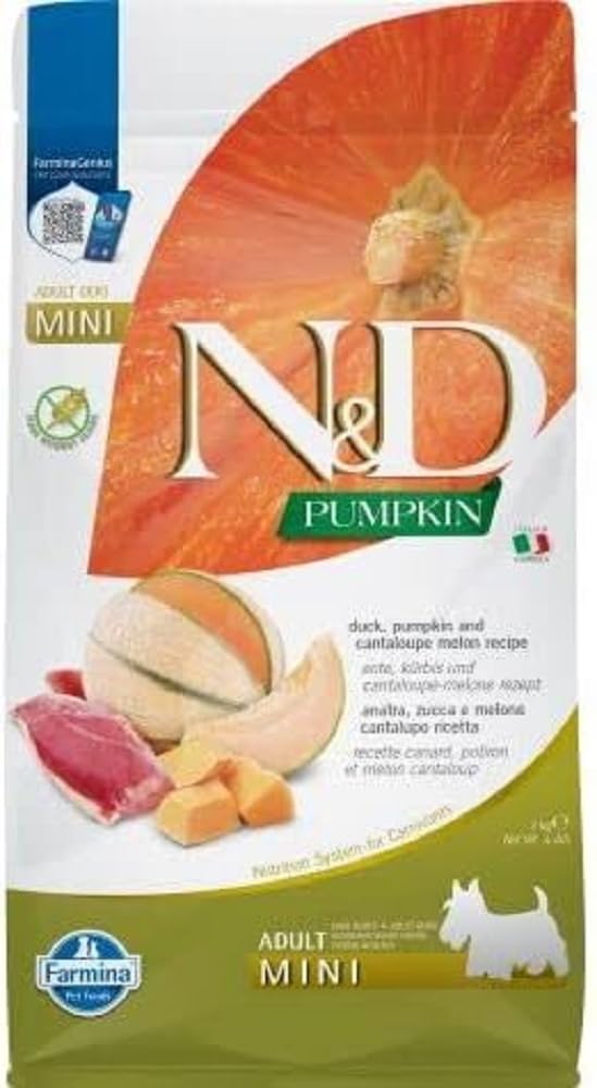 Farmina N&D Pumpkin anatra melone crocchette cane mini 2 kg