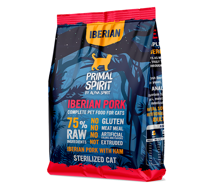 Primal Spirit Iberian Pork crocchette gatti sterilizzati 1 kg