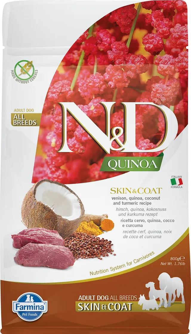 Farmina N&D Quinoa Cervo Cocco Crocchette Cane Mini 800 g